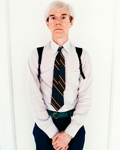 Уорхол в рубашке Brooks Brothers
