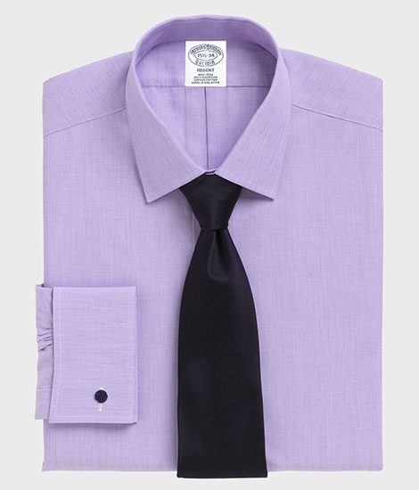 Лавандовая рубашка Brooks Brothers