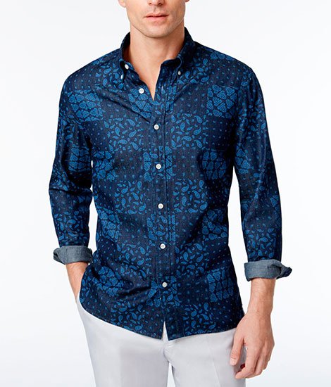 Рубашка Brooks Brothers с орнаментом