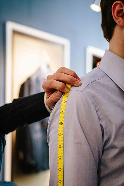 Снятие мерок рукава для bespoke рубашки