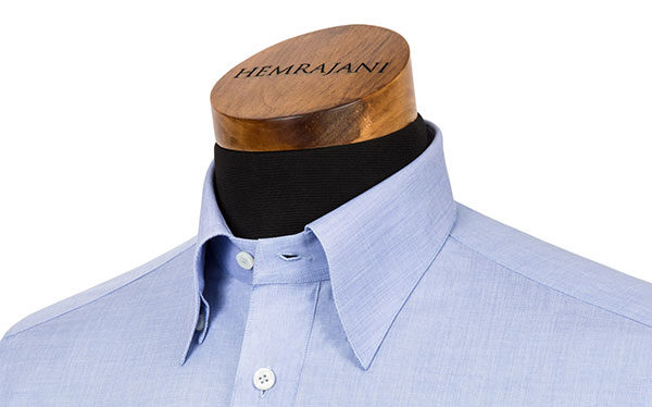 hidden button down collars
