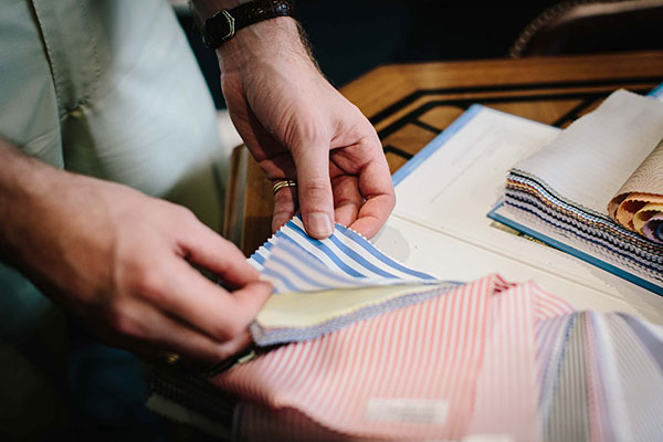 Выбор тканей для рубашек bespoke