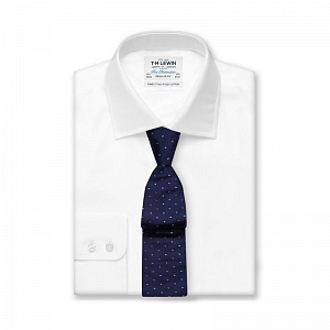 Картинка Regular Fit Plain White Poplin Shirt