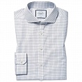 картинка Super slim fit non-iron 4-way stretch navy shirt от магазина  Fineshirt 
