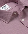 картинка Slim Fit Burgundy Micro Dogtooth Shirt – Button Cuff от магазина  Fineshirt 