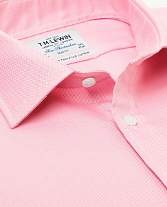 Картинка Slim Fit Pink Oxford Double Cuff Shirt