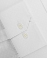картинка Jacquard Spot Slim Fit White Single Cuff Shirt от магазина  Fineshirt 