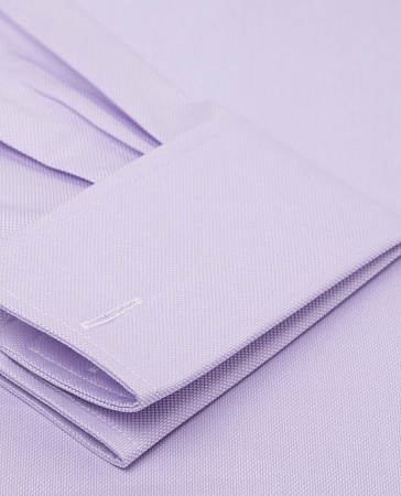 картинка Regular Fit Lilac Oxford Double Cuff Shirt от магазина  Fineshirt 