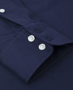 Картинка Slim Fit Navy Twill Button Cuff Shirt