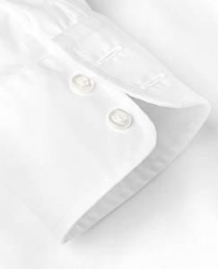 Картинка Regular Fit Plain White Poplin Shirt