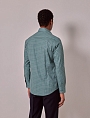 картинка Brandon Green & Cream Geometric Slim Shirt от магазина  Fineshirt 