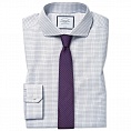 картинка Super slim fit non-iron 4-way stretch navy shirt от магазина  Fineshirt 