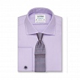 картинка Regular Fit Lilac Oxford Double Cuff Shirt от магазина  Fineshirt 