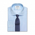картинка Non-Iron Blue Bengal Stripe Regular Fit Shirt от магазина  Fineshirt 